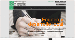 Desktop Screenshot of mancomunidaddemoncalvillo.org